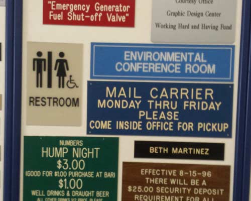 Engraved Door Signs